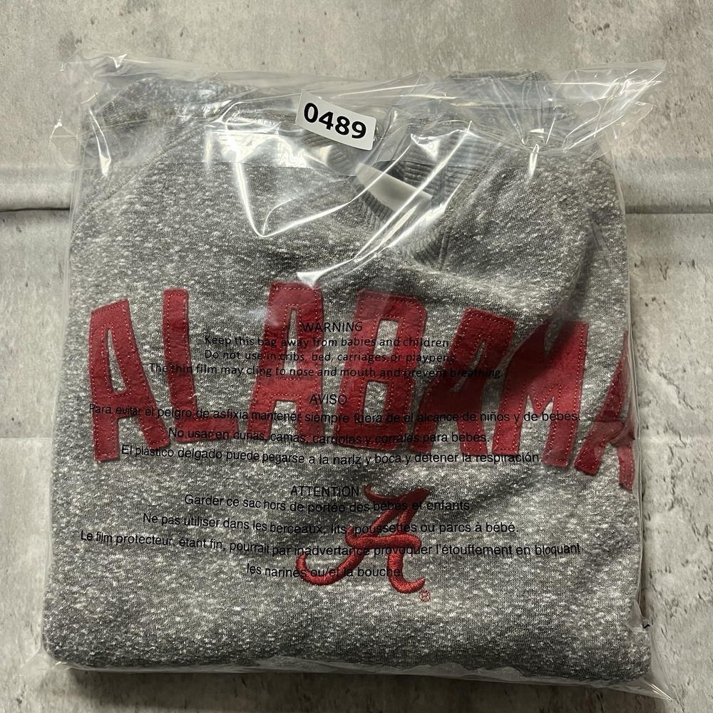 Alabama Crimson Tide Sweatshirt Mens Small Gray Red Sweater Champion NCAA - Picture 9 of 9